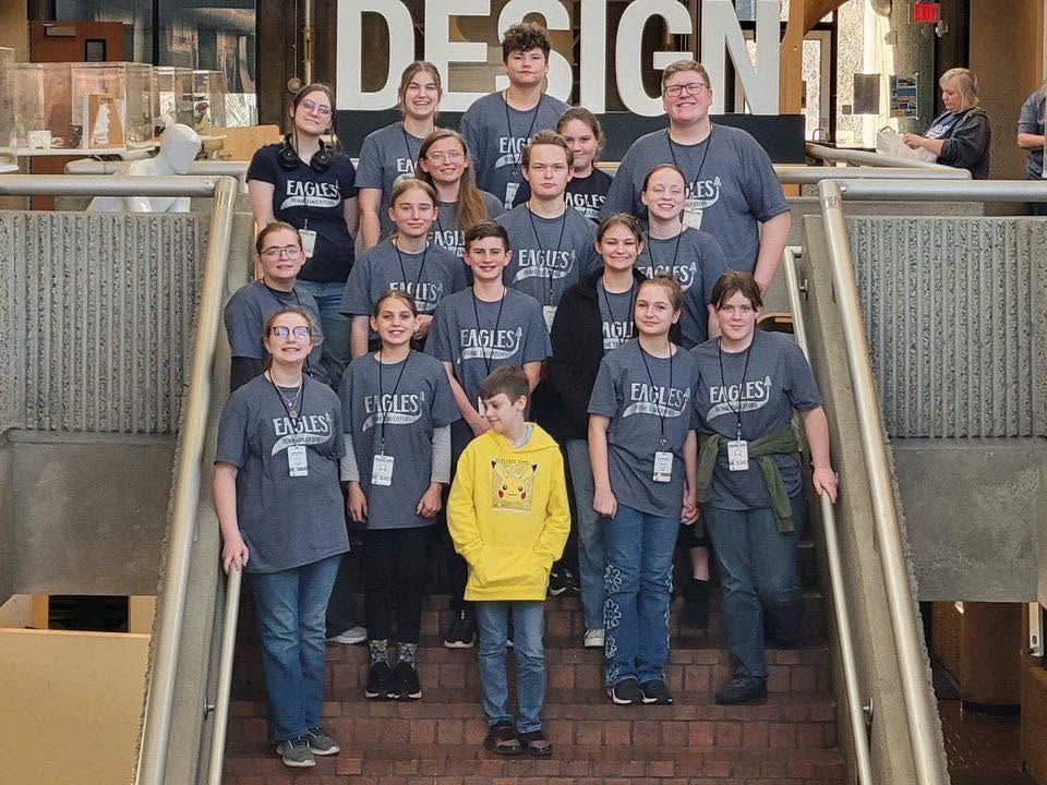 EAGLES students together